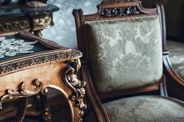 Details of vintage furniture Details of vintage furniture antique furniture stock pictures, royalty-free photos & images