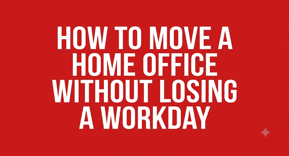 How to Move a Home Office Without Losing a Workday