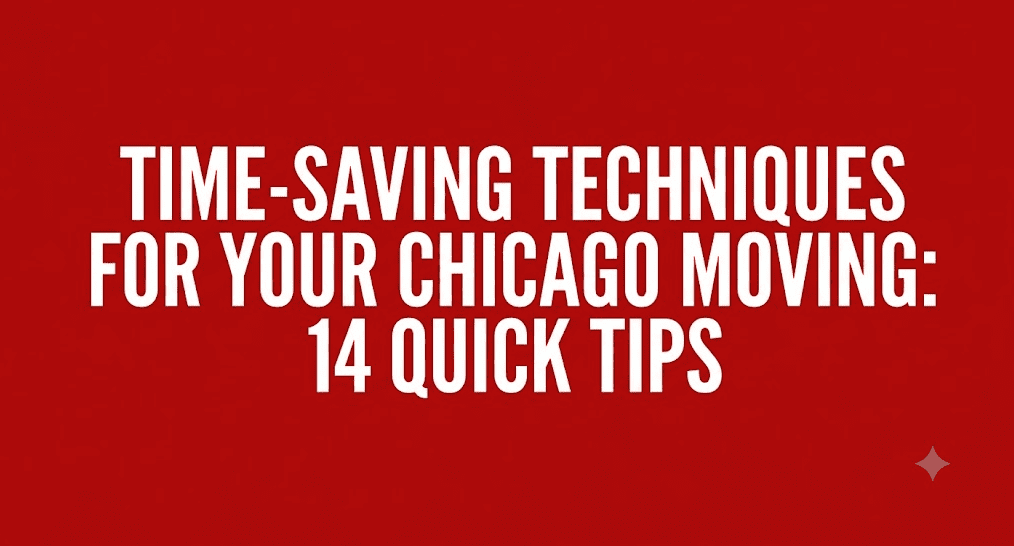 Time-Saving Techniques for Your Chicago Moving: 14 Quick Tips